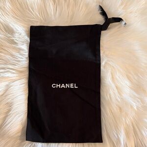 Chanel Black Drawstring Dust Bag